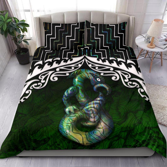 New Zealand Maori Manaia Poutama Bedding Set