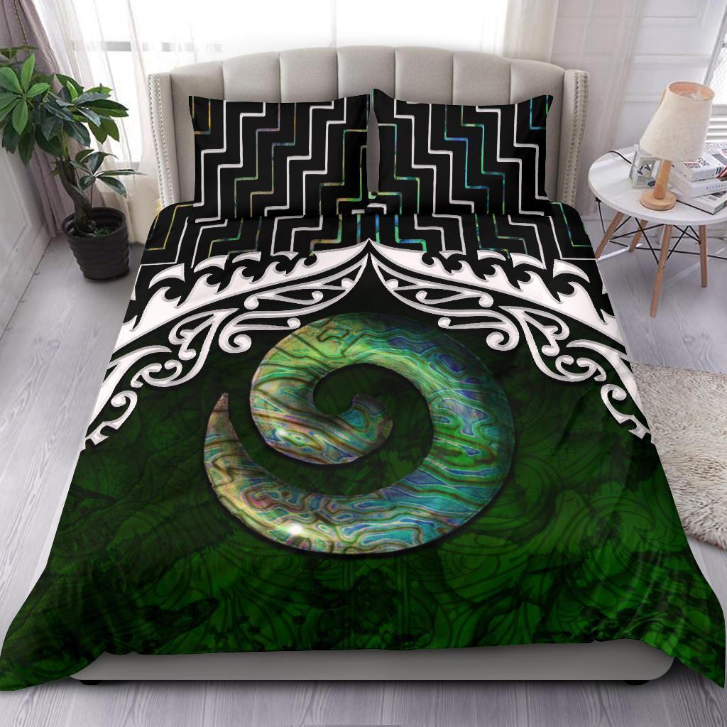 New Zealand Maori Koru Poutama Bedding Set