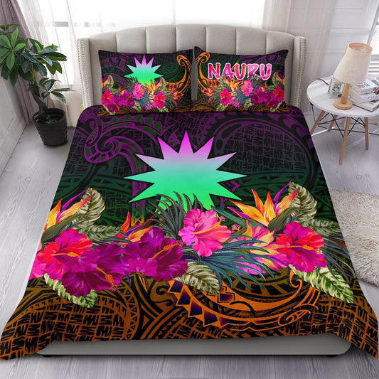 Nauru Bedding Set Summer Hibiscus