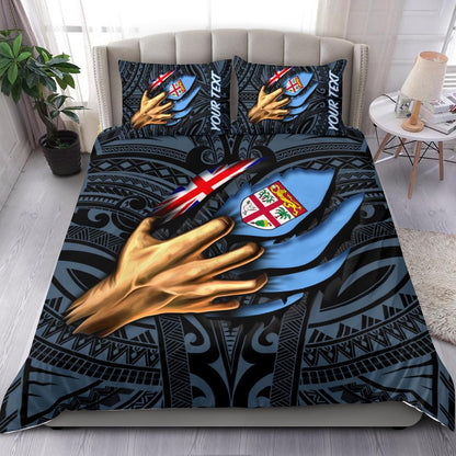 Fiji Personalised Bedding Set Fiji In Me (Blue)