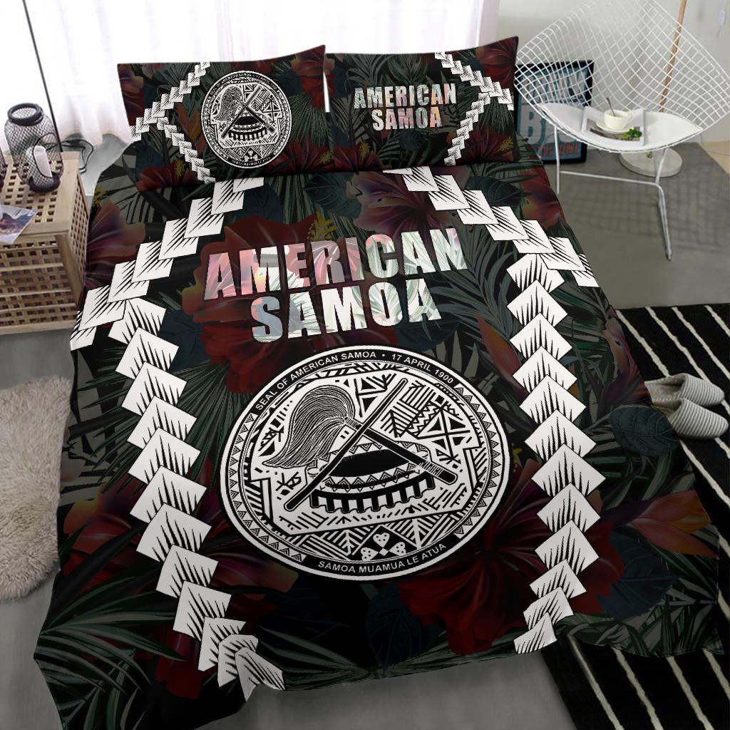 American Samoa Bedding Set Chain Polynesian