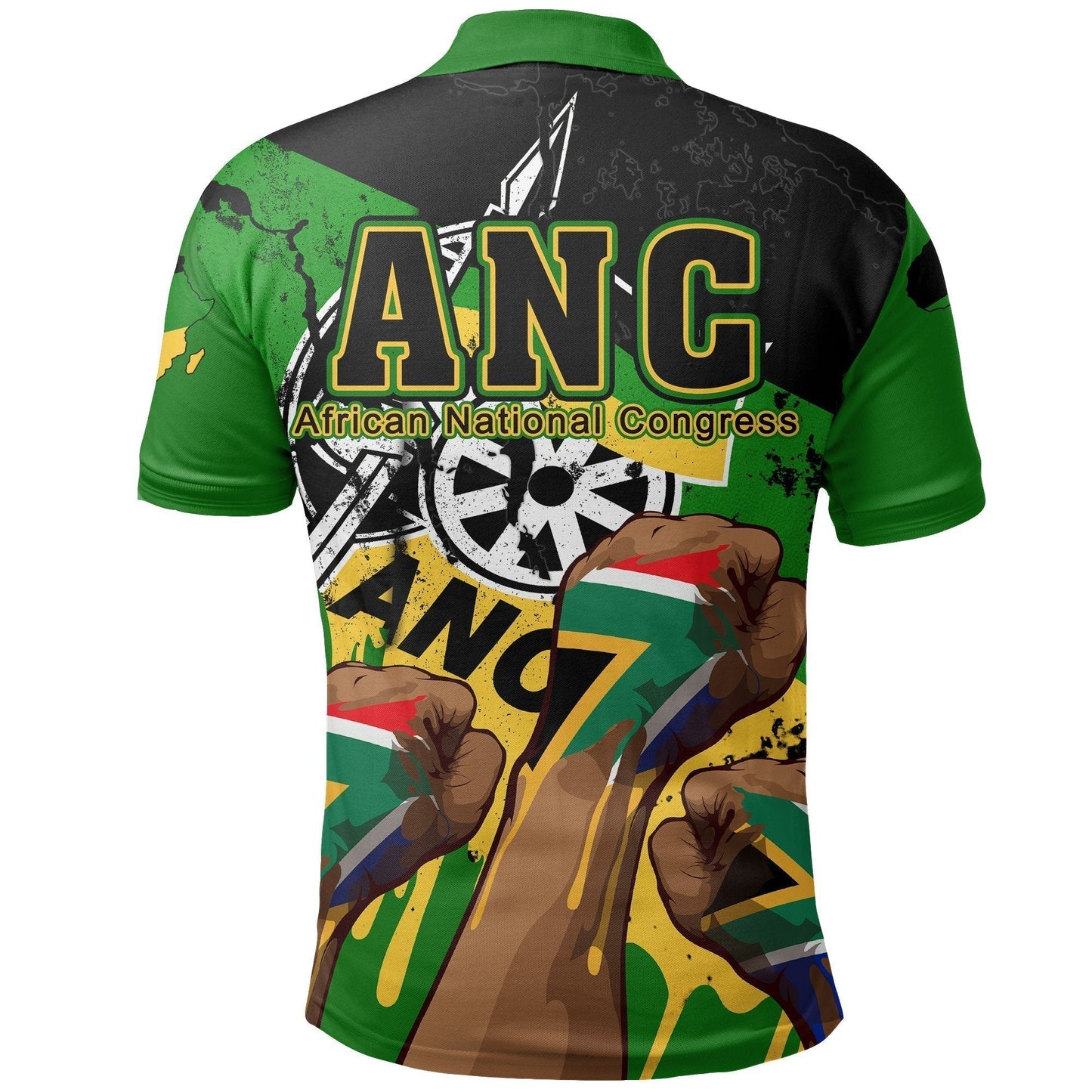 African Golf Shirts South African African National Congress Polo Shirt My Blood