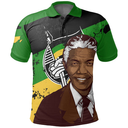 African Golf Shirts South African African National Congress Polo Shirt My Blood