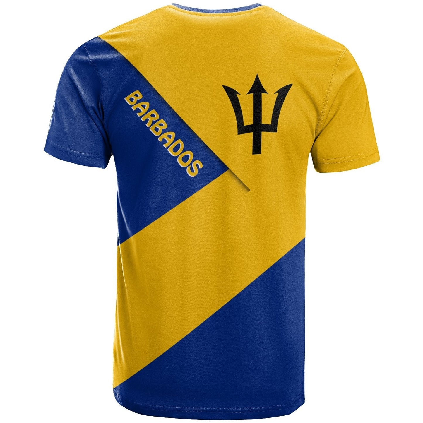 Barbados T Shirt Barbados Flag Style