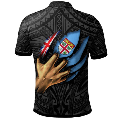 Fiji Polo Shirt - Fiji In Me Black