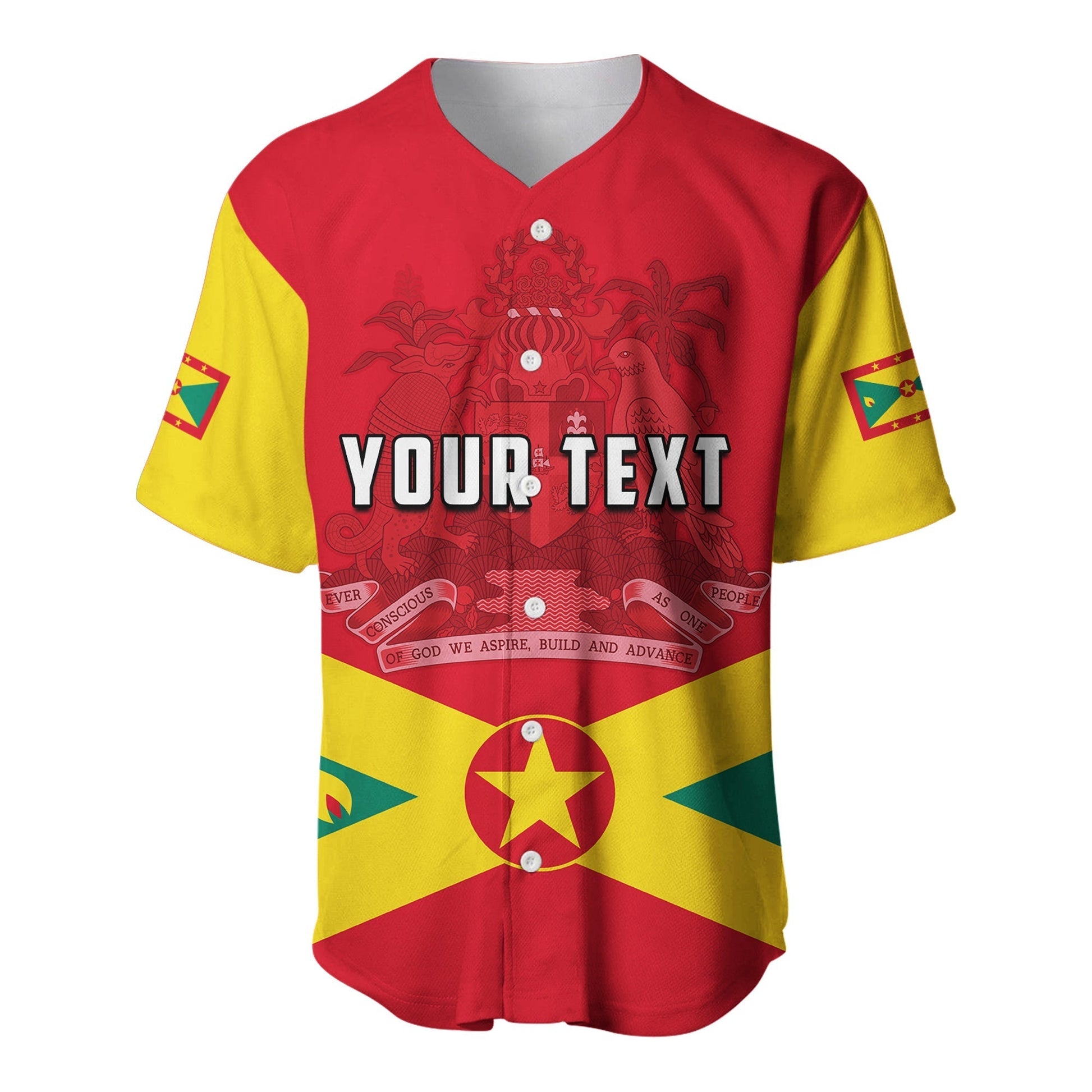 (Custom Personalised) Grenada Baseball Jersey Keep Calm And Love Grenada