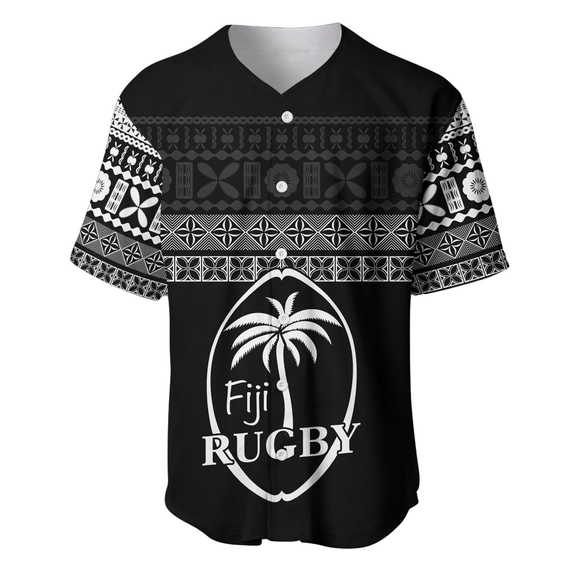 Fiji Rugby Baseball Jersey Lifestyle 2022 Flying Fijians