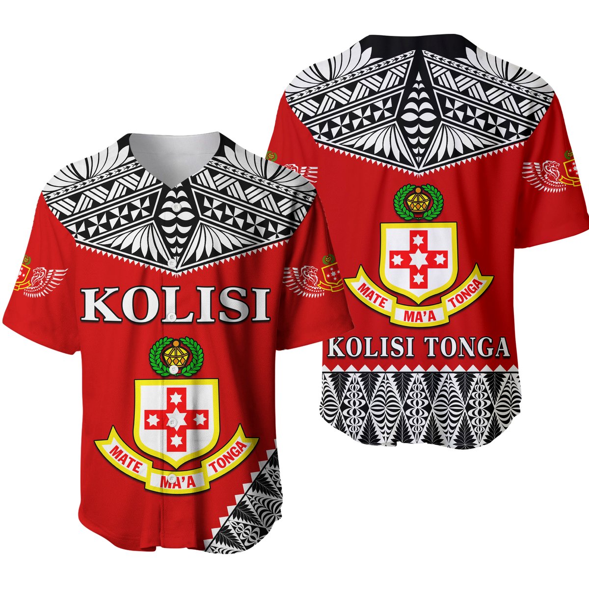 Kolisi Tonga Baseball Jersey College 'Atele Mate Ma'a Tonga