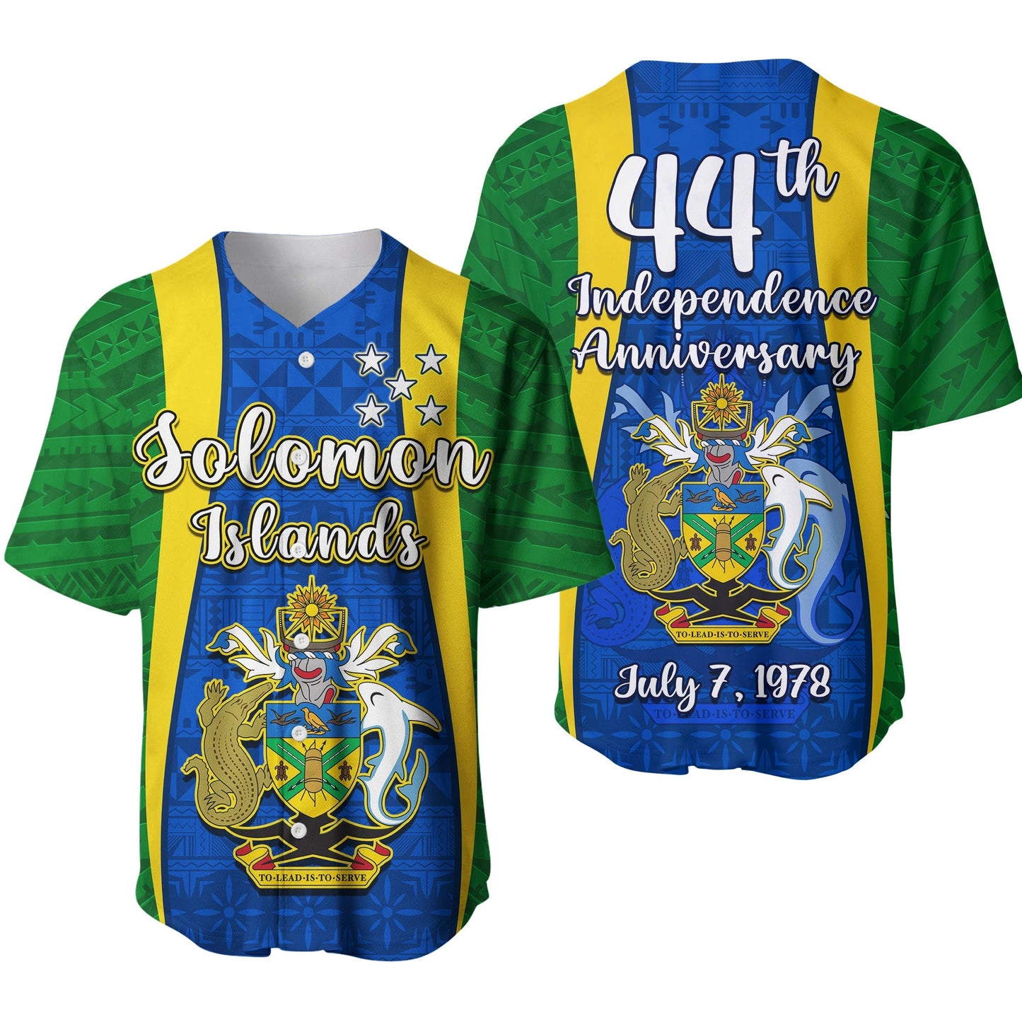 Solomon Islands Day Baseball Jersey 44 Years Independence Anniversary Ver.01