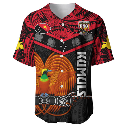 Papua New Guinea Rugby Baseball Jersey PNG Kumuls Bird Of Paradise Black