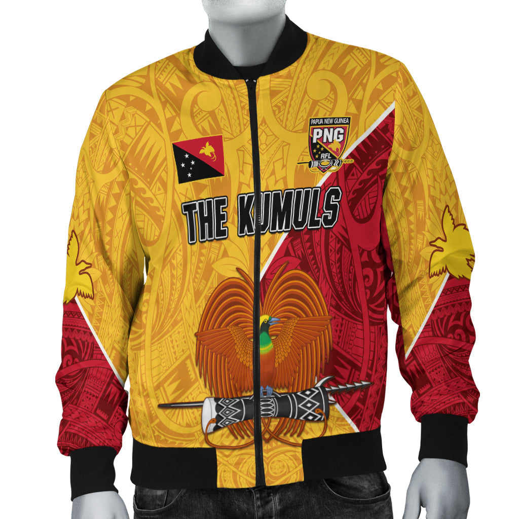 The Kumuls PNG Bomber Jacket Papua New Guinea Polynesian Dynamic Style