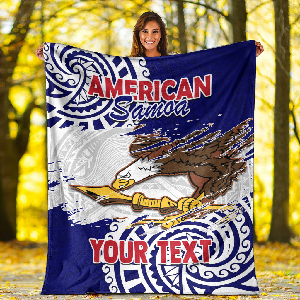 Custom Personalised American Samoa Independence Day Premium Blanket Polynesian Special Version