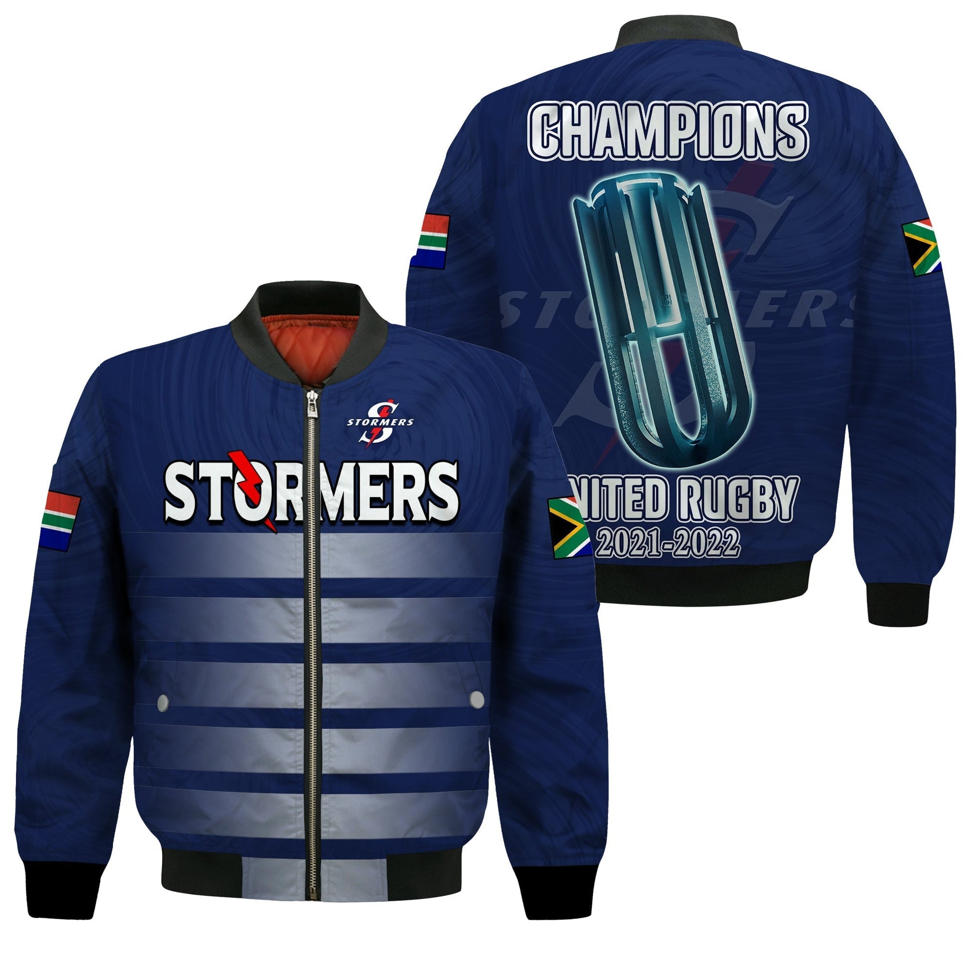 Stormers South Africa Rugby Bomber Jacket We Are The Champions URC Unity