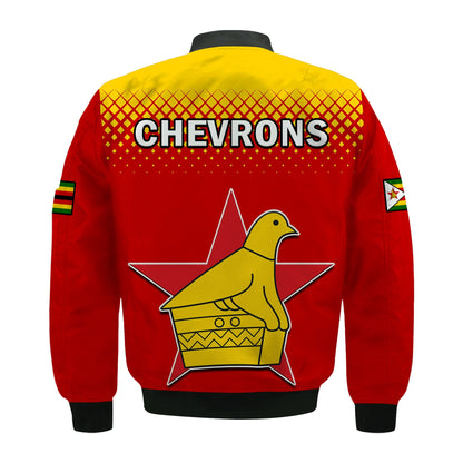 Zimbabwe Cricket Bomber Jacket The Chevrons ODI Style