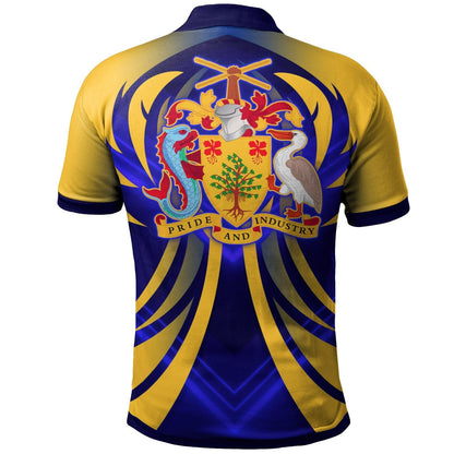 Barbados Polo Shirt Line Version