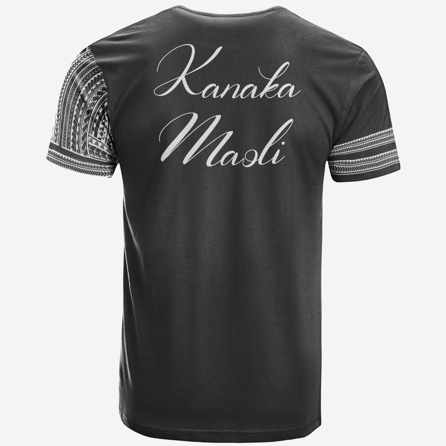 Hawaii T-Shirt Kanaka Maoli Grey Color Simple Style