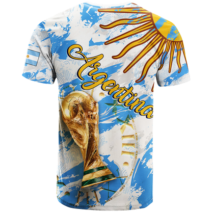 Argentina T Shirt Football 2022