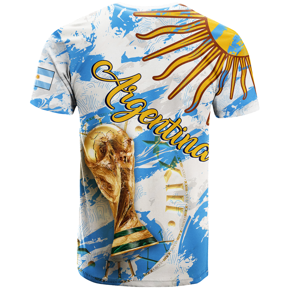 Argentina T Shirt Football 2022