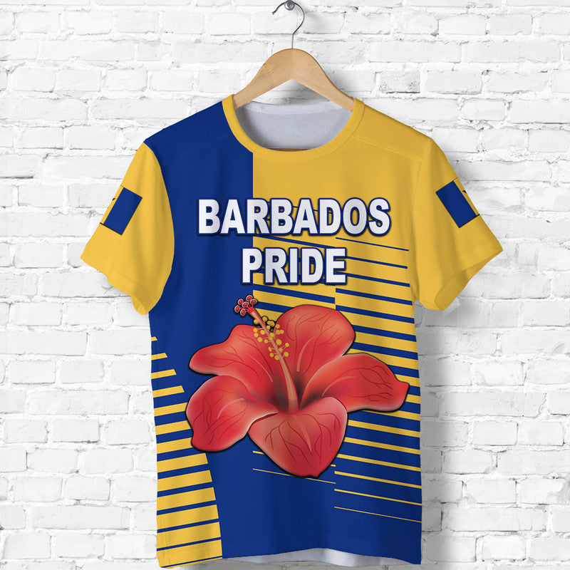 Custom Barbados Cricket Pride T Shirt Simple Style LT8