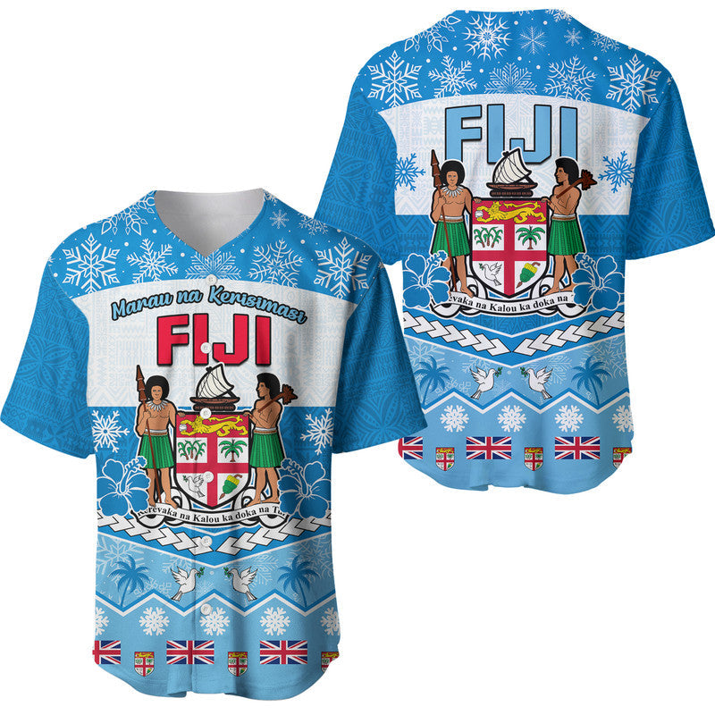 Fiji Masi Tapa Christmas Vibe Baseball Jersey