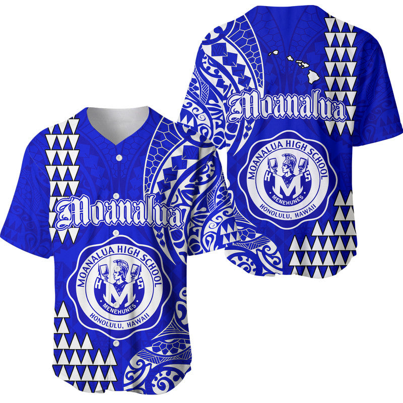 Hawaii Moanalua High School Baseball Jersey Tribal Kakau