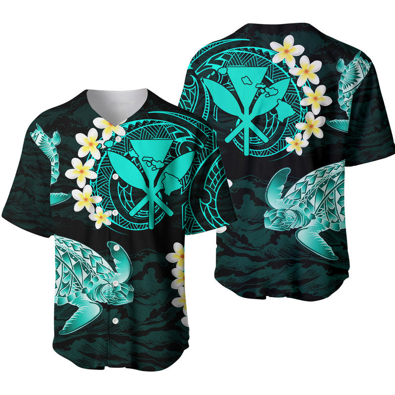 Hawaii Kanaka Turtle Baseball Jersey Style No.4