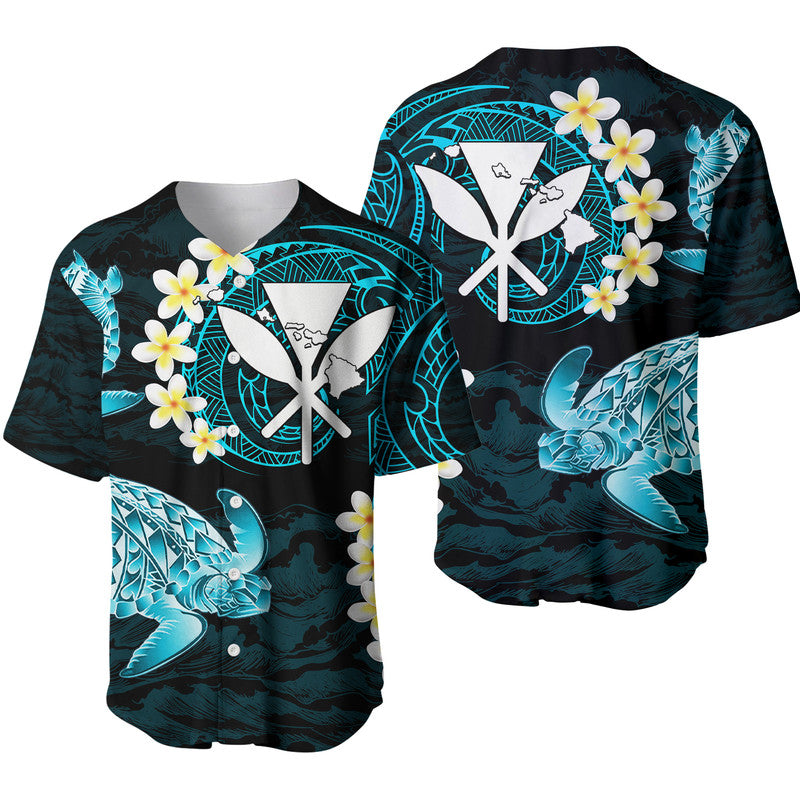 Hawaii Kanaka Turtle Baseball Jersey Style No.3