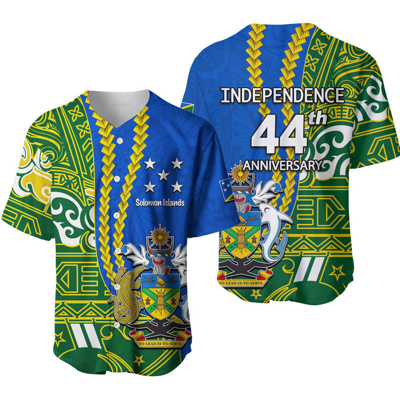 Solomon Islands Independence Day 44th Anniversary Baseball Jersey No.3