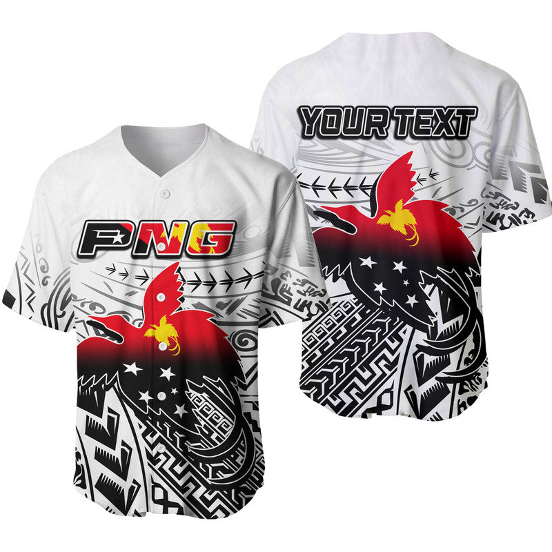 (Custom Personalised) Papua New Guinea Patterns Baseball Jersey