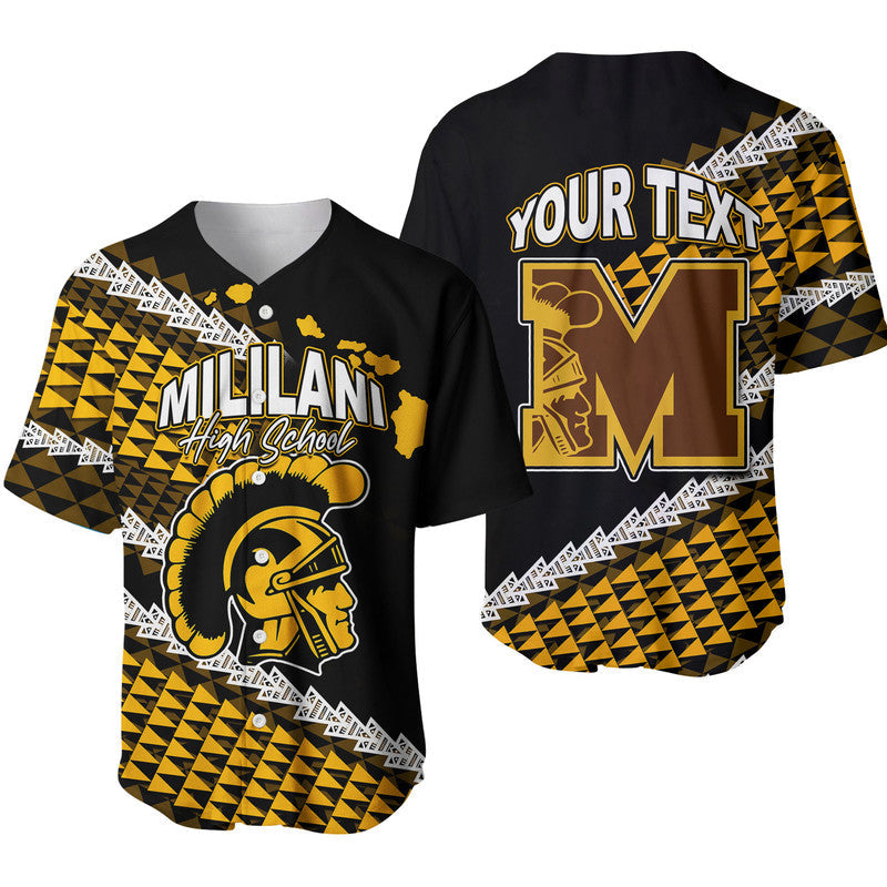 (Custom Personalised) Mililani High School Hawaii Baseball Jersey