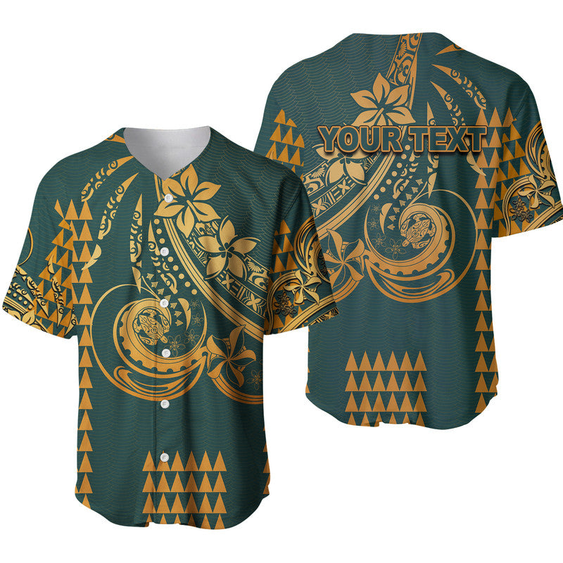 (Custom Personalised) Kakau Hawaiian Polynesian Baseball Jersey