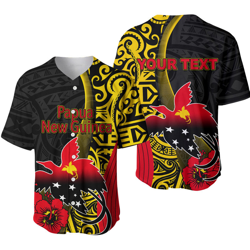 (Custom Personalised) Papua New Guinea Baseball Jersey Vibe Style