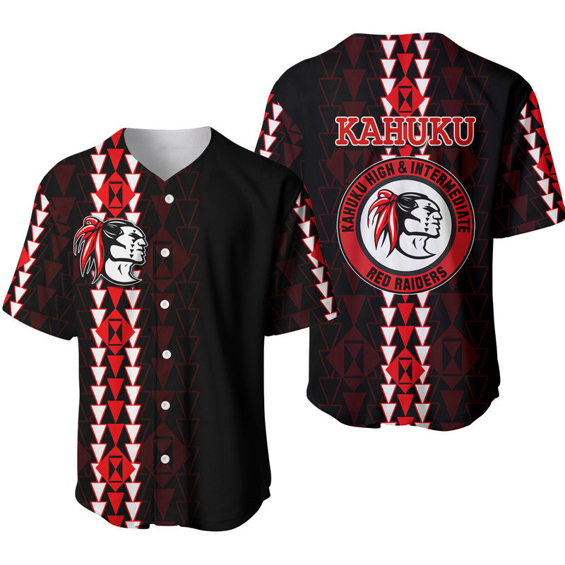 Hawaii Kahuku High Mix Kakau Baseball Jersey