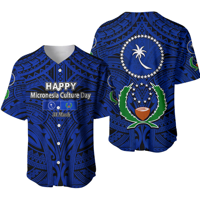 Micronesia Culture Day Baseball Jersey Chuuk And Pohnpei