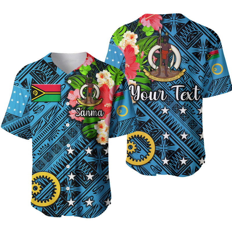 (Custom Personalised) Vanuatu Sanma Baseball Jersey Independence Be Proud