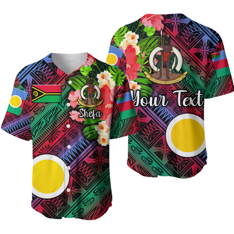 (Custom Personalised) Vanuatu Shefa Baseball Jersey Independence Be Proud