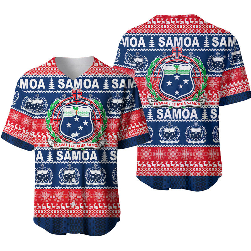 Samoa Christmas Baseball Jersey 2022