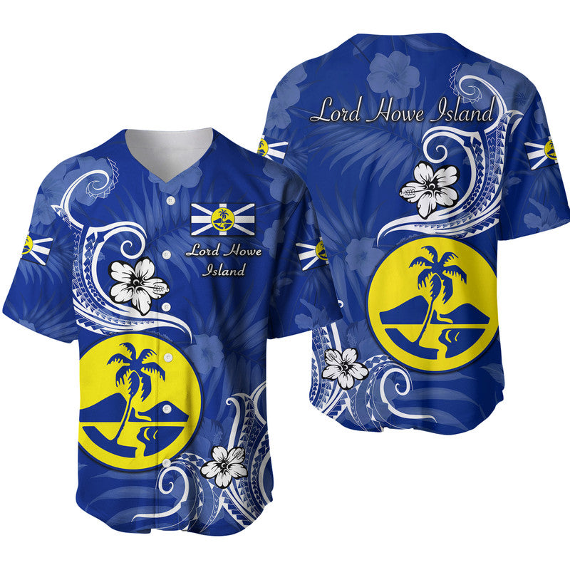 Lord Howe Island Baseball Jersey Unique Polynesian White Vibes