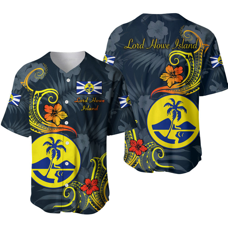 Lord Howe Island Baseball Jersey Unique Polynesian Gradient Vibes