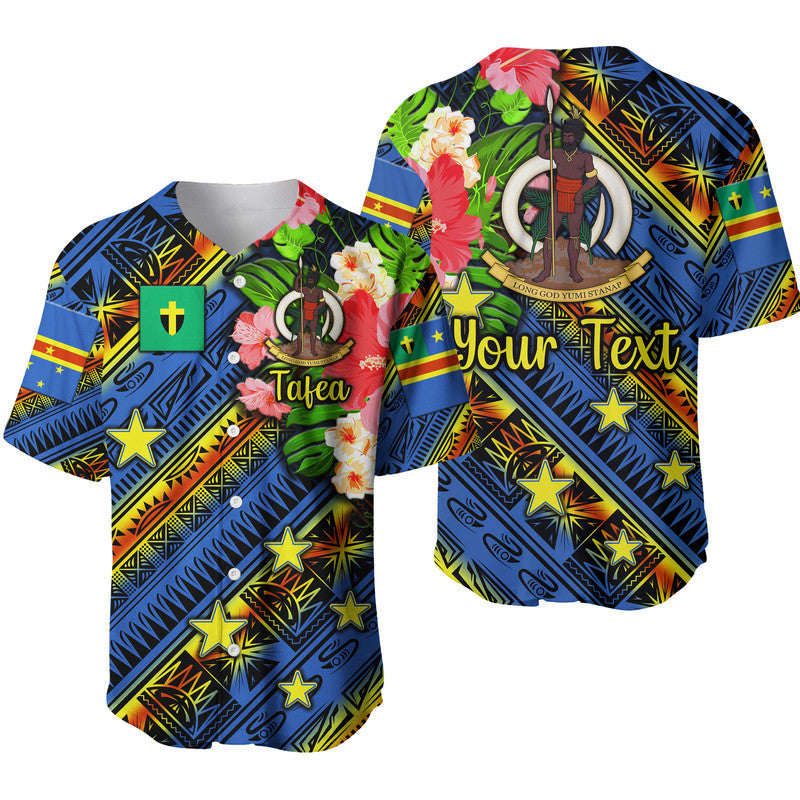 (Custom Personalised) Vanuatu Tafea Baseball Jersey Independence Be Proud