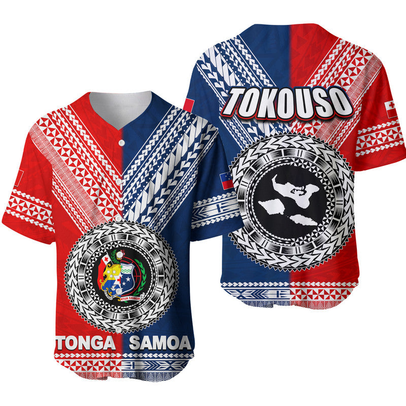 Tonga And Samoa TokoUso Polynesian Baseball Jersey