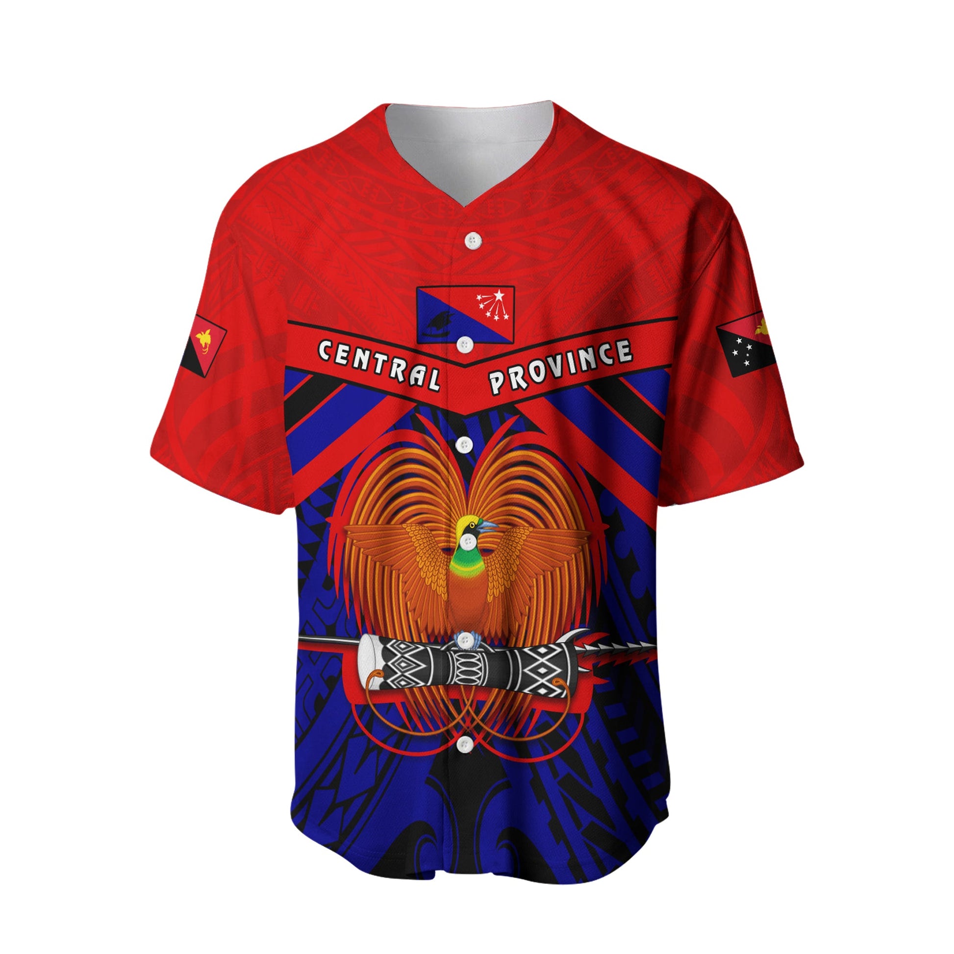 Central Province Baseball Jersey Papua New Guinea