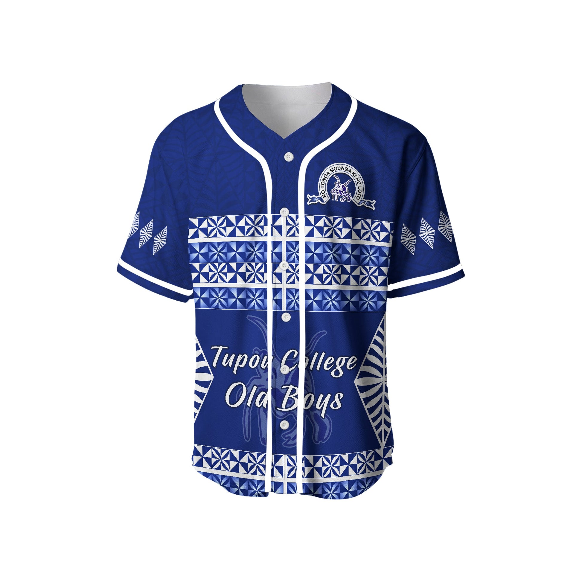 Old Boys of Tupou College Baseball Jersey 155th Anniversary