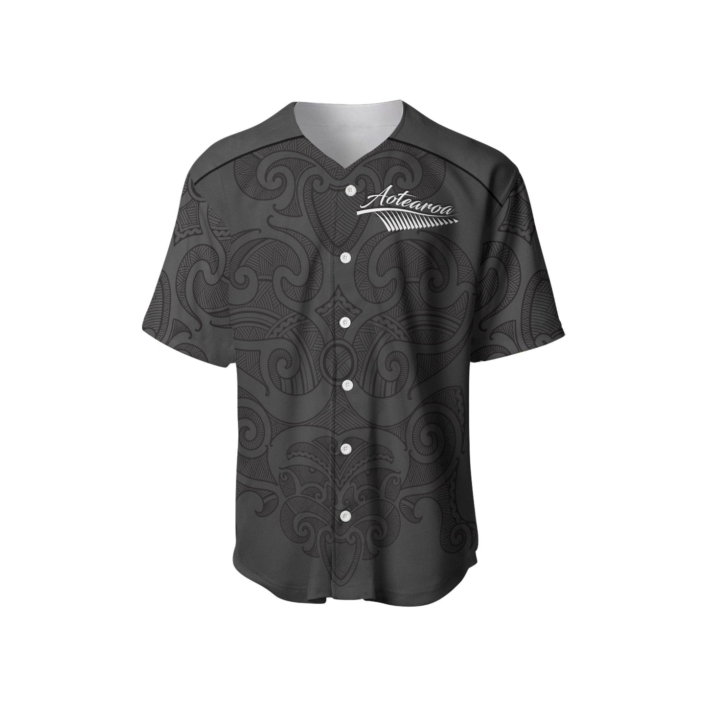 Maori 2021 Baseball Jersey Aotearoa Tattoo