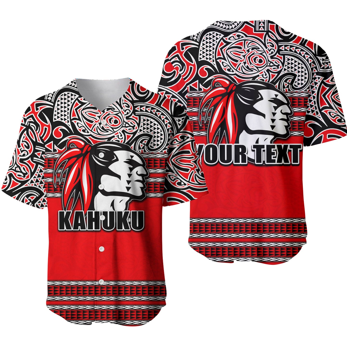 (Custom Personalised)Hawaii Kahuku High & Intermediate School Baseball jersey No.1