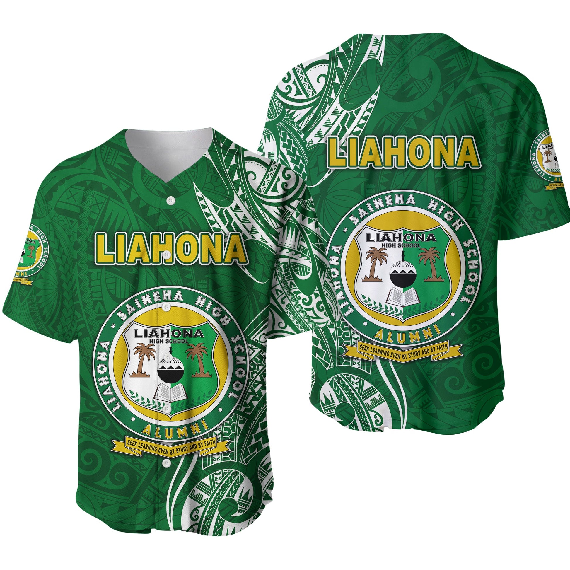 Tonga Liahona Saineha High School Baseball Jersey Simple Vibes