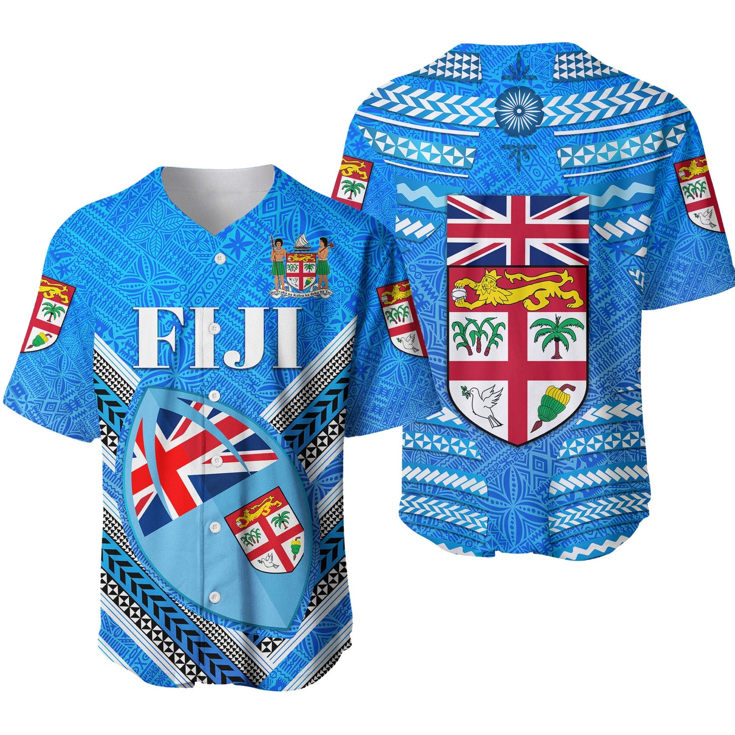 Fiji Day Baseball Jersey Creative Style