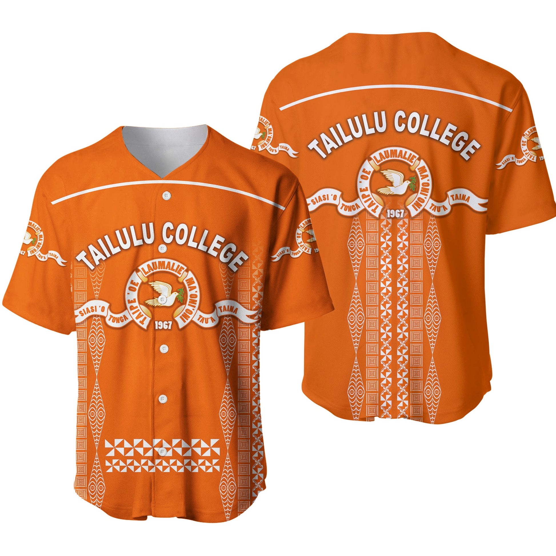 Tonga Tailulu College Baseball Jersey Unique Style