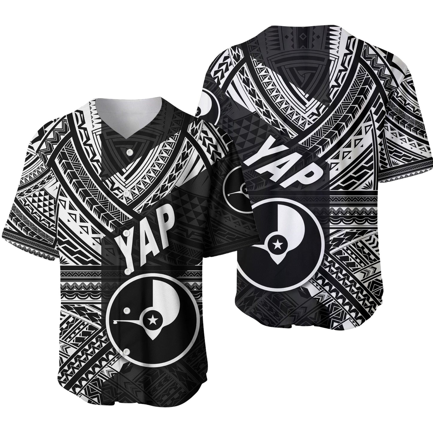 FSM Yap Baseball Jersey Original Style Black