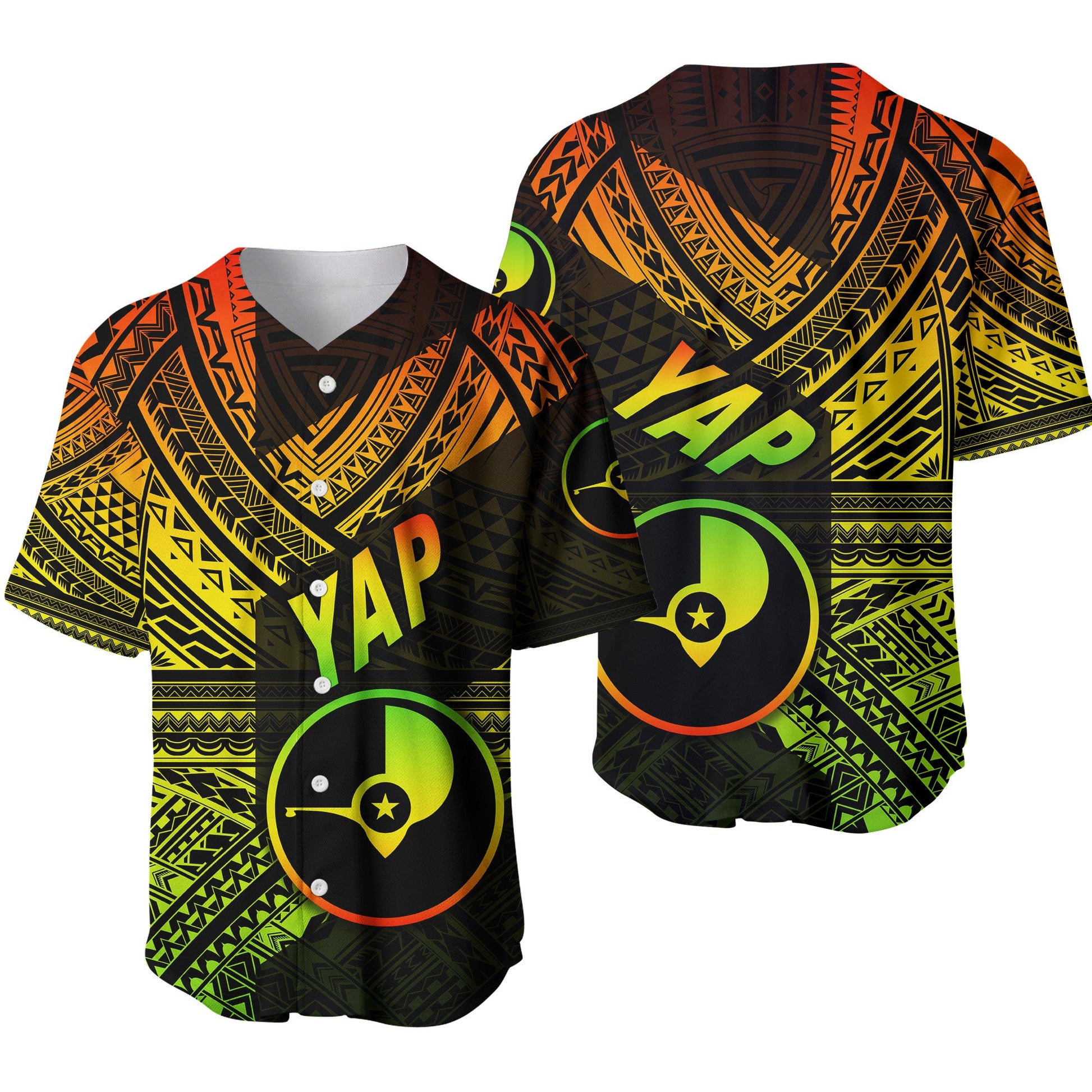 FSM Yap Baseball Jersey Original Style Reggae